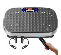 AXV Placa de vibración para fitness, máquina de ejercicio, vibración, agitador de cuerpo completo, soporte vibrador, tabla de agitación, gimnasio, para pérdida de peso, quemador de grasa para mujeres