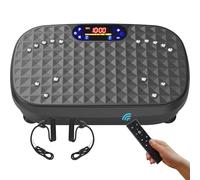 AXV Placa de vibración para fitness, máquina de ejercicio, vibración, agitador de cuerpo completo, soporte vibrador, tabla de agitación, gimnasio, para pérdida de peso, quemador de grasa para mujeres