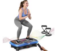 AXV Placa de vibración para Fitness, máquina de Ejercicio, vibración, agitador de Cuerpo Completo, Soporte vibrador, Tabla de agitación, Gimnasio, para pérdida de Peso, Quemador de Grasa para Mujeres