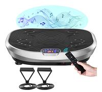 AXV Plataforma vibratoria de Entrenamiento de Cuerpo Entero, música, Plataforma de Fitness Vibrante, máquina de Drenaje linfático para pérdida de Peso, tonificación, Bienestar, Gimnasio en casa