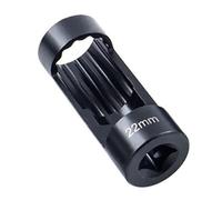 AXVOLA Manguitos de tuerca puntal suspensión, 5 uds., 18-19-21-22-24mm, extracción/instalación amortiguador, 1/2''(6PCS-16mm-24mm)