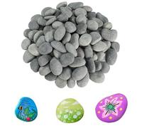 AXVRAV 50 piedras planas para pintar, piedras decorativas de 1 a 3 cm, piedras naturales, piedras lisas, piedras decorativas de grava, piedras naturales, piedras de acuario, para decoración de pintura