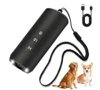 AXVRAV Dispositivo ultrasónico antiladridos, dispositivo de mano ultrasónico con luz LED, dispositivo antiladridos para perros, 2025, nuevo dispositivo de mano para entrenar perros con 2 modos (baja y