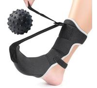 AXVRAV Férula nocturna para fascitis plantar con bola de masaje, calcetín para fascitis plantar por la noche, férula suave para dormir, vendaje de espolón calcáneo, vendaje para el pie, tendón de