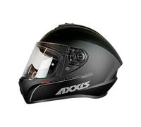 AXXIS Casco Moto Integral Pantalla Transparente FF112C DRAKEN Solid V.2 A11 Negro Mate HOMOLOGADO (XS)