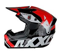 AXXIS Casco Moto Casco Off Road Mx803 Wolf Jackal Rojo Brillo Xs Rojo Brillo Xs
