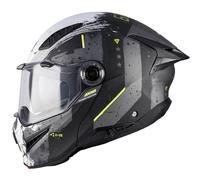 AXXIS Ghostfighter SV D-29 B2 Mate - Casco de Moto Modular Abatible Diseño Streetfighter con Visor Solar - Unisex Hombre y Mujer - Homologado P/J ECE 22.06 (L)