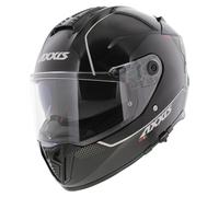Axxis Hawk SV casco completo sólido A1 negro brillante