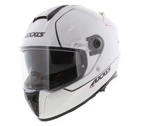 Axxis Hawk SV casco de cara completa sólido A0 blanco perla brillante