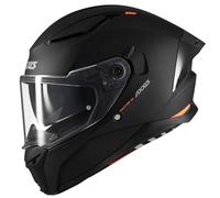 AXXIS Panther SV Solid Negro Mate - Casco de Moto Integral con Visor Solar, para Hombre y Mujer, Homologado ECE 22.06 (XS)