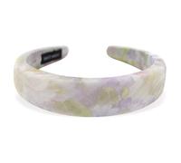 axy Diadema ancha con estampado floral y acolchado de tela, bonita diadema para el pelo HRK14 (patrón 3, ancho)