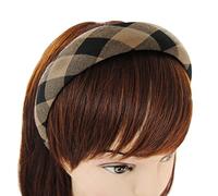 axy Diadema ancha con tejido acolchado - Bellamente diadema diadema para el pelo HRK9 (marrón)