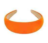 axy Diadema ancha con tela acolchada Candy Colours - Preciosa cinta para el pelo HRK2A (naranja)