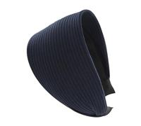 axy Diadema ancha de tejido de punto, bonita diadema para mujer, diadema para el pelo HR38A (azul marino, extraancha)