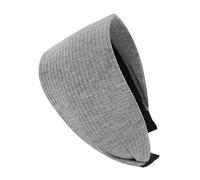 axy Diadema ancha de tejido de punto, bonita diadema para mujer, diadema para el pelo HR38A (gris, extra ancha)