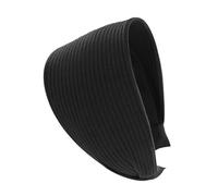 axy Diadema ancha de tejido de punto, bonita diadema para mujer, diadema para el pelo HR38A (negro, extraancha)