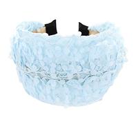 axy Diadema ancha para el pelo, vintage, para mujer, HR36B (azul claro)