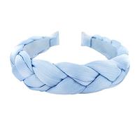 axy Diadema con tejido trenzado en Candy Colours - Hermosa diadema para el pelo, diadema HRZ2 (azul claro)
