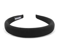 axy Diadema con tela acolchada, bonita diadema para el pelo HRK7C (negro)