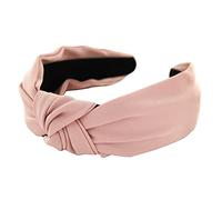 axy Diadema de tela con nudos vintage, accesorio para el pelo HR35 (rosa)