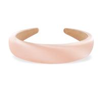 axy Diadema de tela de seda acolchada en elegantes colores festivos, bonita diadema para mujer, diadema para el pelo, diadema HRK2Ro (rosa claro)