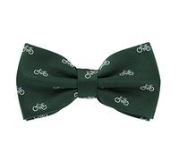 axy Elegante pajarita para hombre, diseño de bicicleta, ya atada, confirmación ajustable con caja de regalo, Bicicleta Verde, Talla única