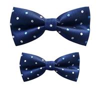 Axy FLIP1 - Juego de pajaritas ajustables para padre e hijo, ya anudadas, para la confirmación, talla única, Poliéster