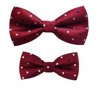 axy Pajarita con diseño de padre-hijo, ya atada, en diferentes colores, para hombres, niños, niños, ideal para festivales sesiones de fotos, bodas, FLIP1, Colorido No.7, Talla única