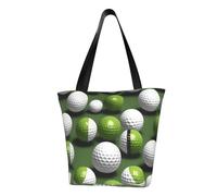 axzttupy Bolsa de uso versátil con estampado de pelota de golf, bolsa cruzada de verano, viajes, playa, compras, accesorio elegante