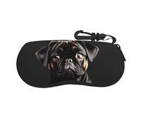axzttupy Cute Black Pug Dog-Standard-Scale-2_00x - Funda suave para gafas de sol con estampado funcional y elegante, accesorios diarios multiusos