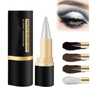 Ay-ky Long Wear Gel Eyeliner,Black Brown Silver Gray Gel Eyeliner Pencil - Long Wear Gel Eyeliner,Smooth Matte Coffee Eye-liner Pencil Tattoo Eyeliner Pen Makeup Eye-liners (01#)