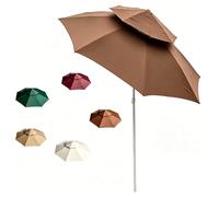 AY8ADYUI 1 Uds., Impermeable For Paraguas, Tela De Repuesto For Paraguas Semicircular, Solo Dosel, For Jardín, Terraza Y Playa Al Aire Libre(Wine red,2.7m/8.8ft)