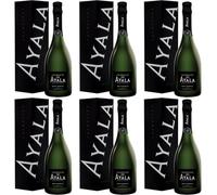 Ayala - Champagne Brut Majeur con estuche - Lote de 6 x 75 cl