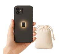 AYALMA ® Shungite Original - Protección contra el EMF del Teléfono Celular y Radiación Electromagnética - Filtro EMF pegatina Antiradiación Móvil - Piedra Shungit Adhesiva Premium