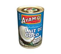 AYAM Leche de coco | Ingredientes 100% naturales | Sabor auténtico | Alta calidad | Alimentación saludable | Leche vegetal | Sin lactosa | Sin gluten | Sin conservantes o