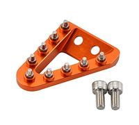 Ayame Cecilie Pedal del Freno Trasero Lever Tip Plate Fit for K.T-M 125 200 250 300 350 400 450 500 EXC SXF SX XC XCF EXCF TPI Six Day 2017 2018 2019 2020 Cecilie (Color : Orange)