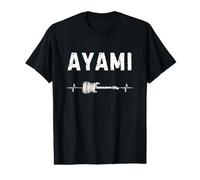 Ayami Guitarra Latido del Corazón Música Guitarrista Camiseta gráfica económica