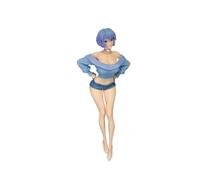 Ayanami rei azul pelo corto figurillas 20cm hechos a mano regalos