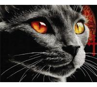 AYAOYANGGO Animal Alfombra Anudada Para Hacer Gato De Fantasía Kit De Punto De Cruz Para Niños Y Adultos，Kit Para Hacer Alfombras Con Aguja De Pestillo，Set Crochet Para Tapiz 35x46in