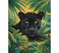 AYAOYANGGO Animal Latch Hook Rug Kit Leopardo De Dibujos Animados Kit De Punto De Cruz Para Niños Y Adultos，Kit Para Hacer Alfombras Con Aguja De Pestillo，Set Crochet Para Tapiz 35x46in