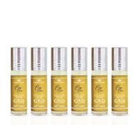 Ayat Perfumes 50 ml de Eau de Parfum Arab para hombre y mujer, fabricado en Dubai, fragancias: almizcle blanco, chocolate con leche, vainilla, canela, rosas (cupcake, 6 piezas)
