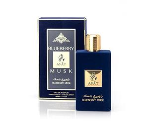 Ayat Perfumes - Blue MUSK 100 ml - Eau de Parfum Mujer - Fragancia Oriental Árabe - Perfume de Dubai Producido y diseñado en los Emiratos Árabes Unidos (Blurberry Musk)