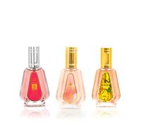 Ayat Perfumes - Cofre 3 Perfumes - Eau de Parfum Musk Areej, Cotton Velvet & Le Jasmine - 3x50ml - Mujer & Unisex - Perfume Oriental de Dubái - Larga Duración - Idea de Regalo