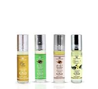 Ayat Perfumes - Estuche de 4 aceites perfumados 6 ml - Choco Musk Vanilla, Pistachio, Marshmallow & Cup Cake - Perfume de Dubai - Mixto - Larga duración