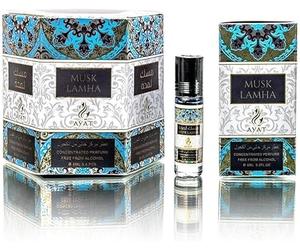 AYAT PERFUMES - Musk Lamha - 6 x 6ml - Aceite Perfumado para HOMBRES Y MUJERES - Comodidad duradera