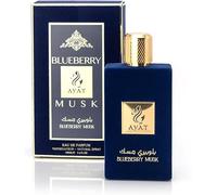 AYAT PERFUMES - Perfume BLUEBERRY MUSK 100 ml cítricos Bergamota melocotón vainilla almizcle - Para hombre y mujer unisex - Fragancia Arabian Orientale Dubai