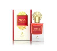 Ayat Perfumes Set Prestige Complet Musk Collection - Eau de Parfum 50 ml, almizcle 5 ml, aceites aromáticos de 12 ml y crema de 18 g - Aroma Dubai (granada de almizcle)
