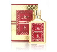 Ayat Perfumes The Gold Series Opulent - Agua de perfume, 100 ml, Aroma árabe, para hombres y mujeres, fragancia sensual oriental, diseñada y fabricada en Dubái