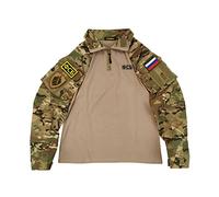 AYAY Chaqueta táctica rusa, FSB militar ruso KGB G3 Tactical Team Suit Chaqueta de manga larga para hombres (CP Camo)