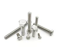 AYAZER M3 M4 M5 M6 M8 M10 M12 M14 M16 A2-70 304 In Acciaio INOX DIN933 Esterno Vite Esagonale Esterno Esagonale Testa del Bullone Lunghezza 6-100mm(M6 10pcs,22mm)